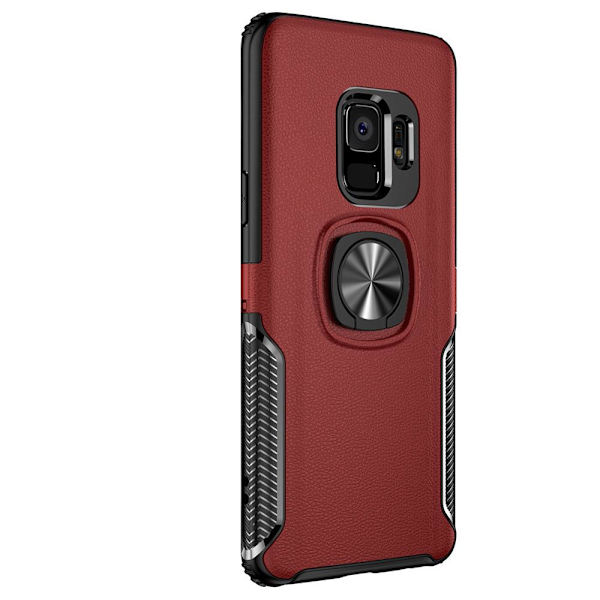 Samsung Galaxy S8+ - Stilrent Skal med Ringhållare Guld