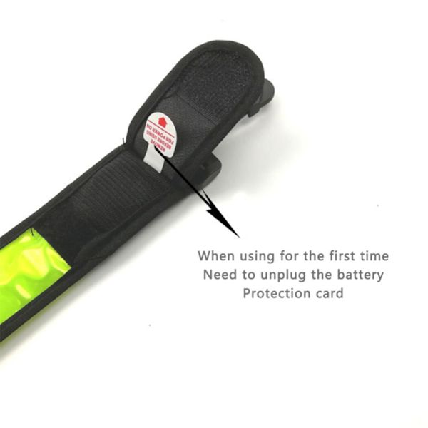 Slittålig LED Reflex Rem Blå