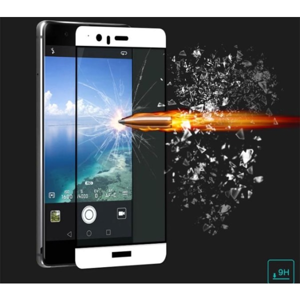 Huawei P9 Skärmskydd 3D 9H 0,2mm HD-Clear Screen-Fit Svart