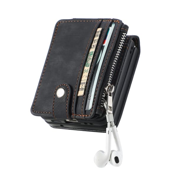 Galaxy Z Flip 5 5G - 2 in 1 Plånboksfodral med kortfack Lila