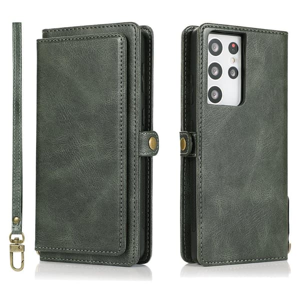 Samsung Galaxy S21 Ultra - 2-1 Pung etui Svart