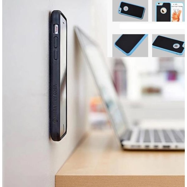 iPhone 7 - Anti-Gravity Praktiskt Silikon skal Mint