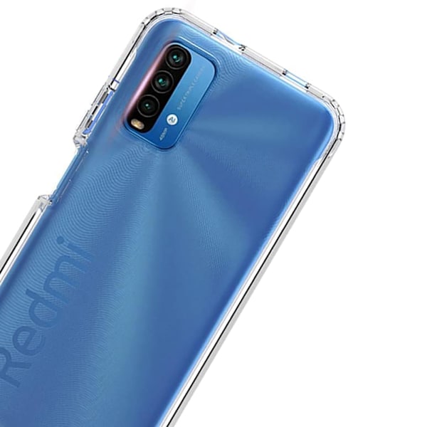 Redmi 9T - Genomtänkt Skyddande Silikonskal Transparent