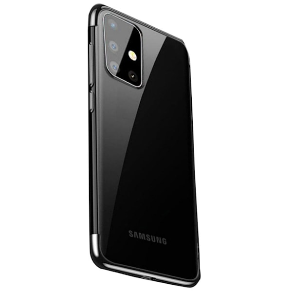 Samsung Galaxy A71 - Floveme Silikone Cover Svart