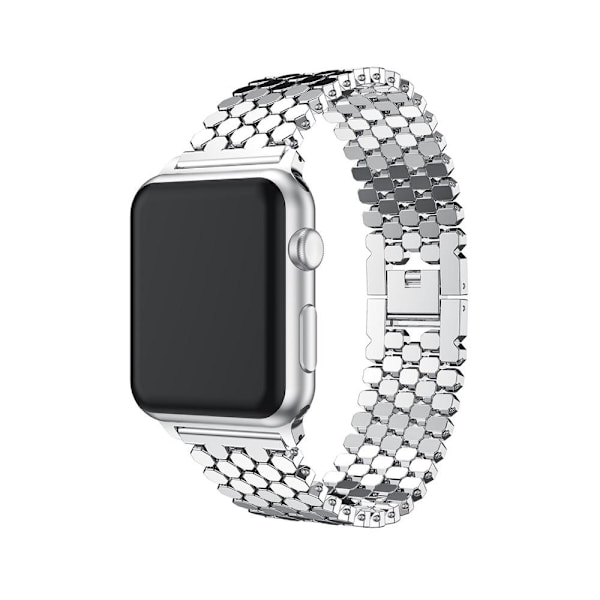 Stilren lenke i rustfritt stål til Apple Watch 38mm (3/2/1) Roséguld