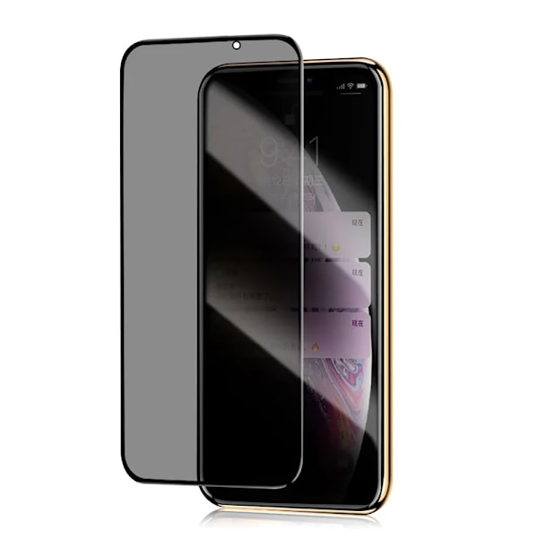 3-pack Ceramic Skärmskydd 2.5D Svart Spy för iPhone 15 Svart
