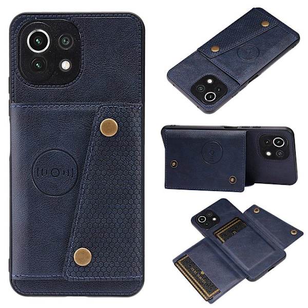 Xiaomi Mi 11 Lite - Etui med kortholder Svart