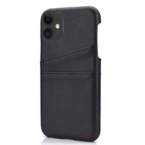 iPhone 13 Mini - Skal med Korthållare Brun