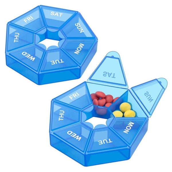 Dosett Medicinask Veckoask Doseringsask Orange