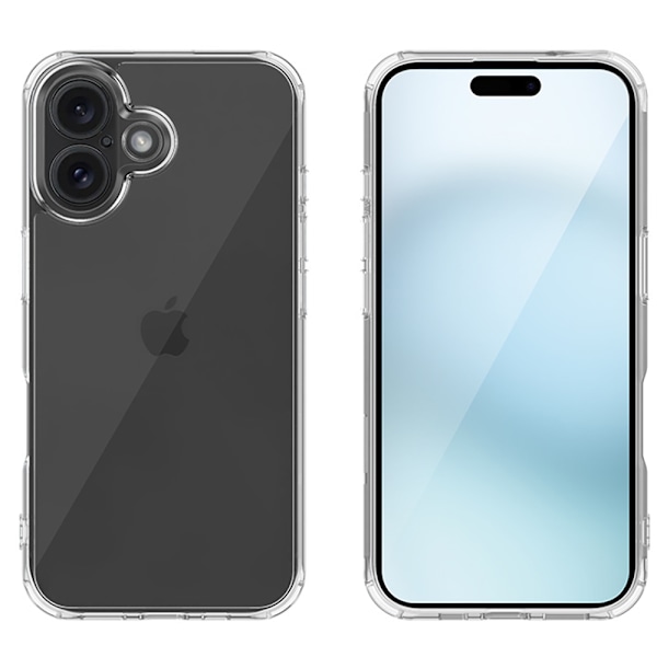 iPhone 16 - Skal med Klar Minimalistisk Design, Maximal Säkerhet