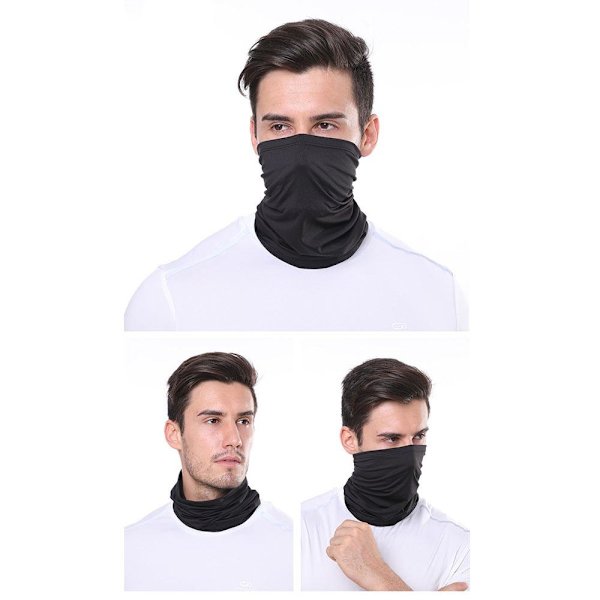 Bekväm Halsduk, Ansiktsmask, Pannband Himmelsblå