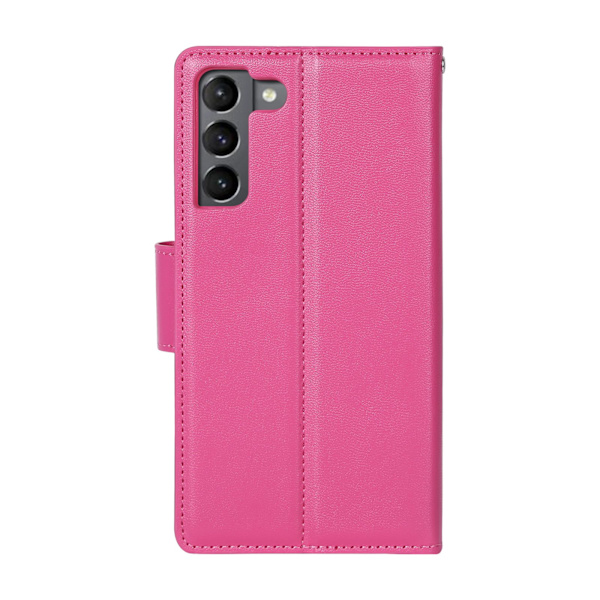 Samsung Galaxy S24 plus - Elegant HANMAN Plånboksfodral Pink