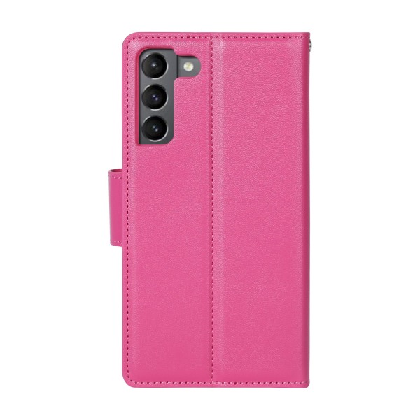 Samsung Galaxy S24 plus - Elegant HANMAN Plånboksfodral Rosa