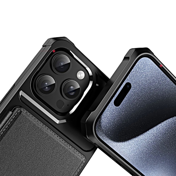iPhone 14 Pro Max Plånboksfodral - Elegant Skydd med 4 Kortfack