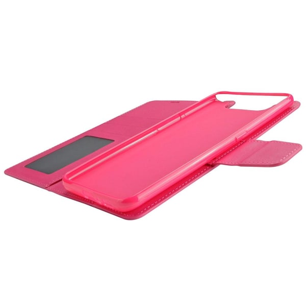 Samsung Galaxy A80 - Exklusivt Smart Plånboksfodral (HANMAN) Pink Rosaröd