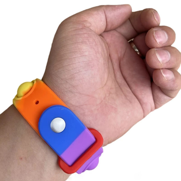 Effektfull Fidget Armband Simple Dimple Pop-It Macaroon