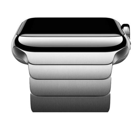 Apple Watch 38mm - Stilren stållänk i rostfritt stål Guld