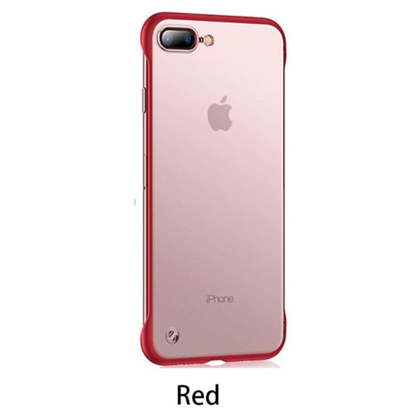iPhone 7 Plus - Skyddande Stilrent Skal Röd