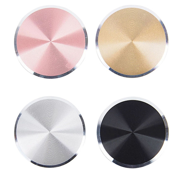 Ultra tynn magnetisk metallplate mobilholder Roséguld