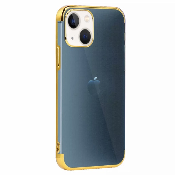 iPhone 13 Mini - Floveme Silikonskal Guld