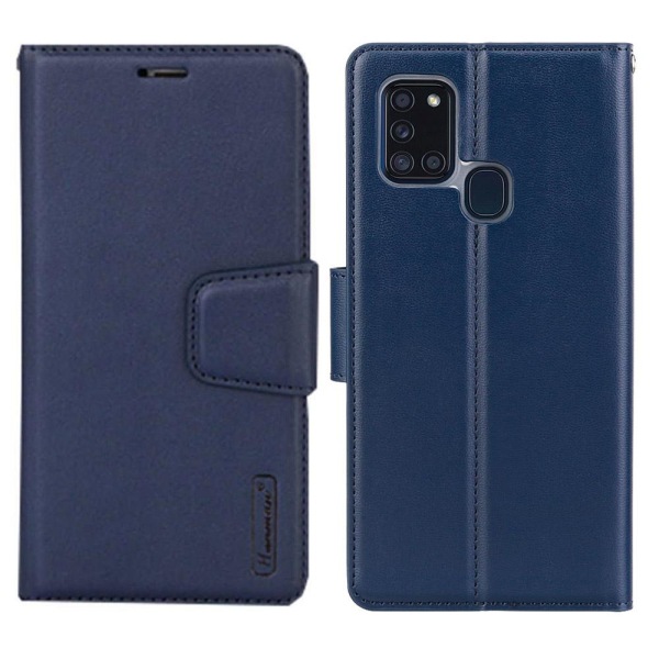 Samsung Galaxy A21S - HANMAN Wallet etui Rosaröd