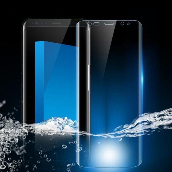 Samsung S9+ 2-PACK Skärmskydd Nano-Soft Screen-Fit HD-Clear Transparent/Genomskinlig