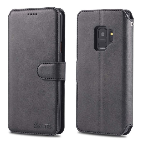 Samsung Galaxy S9 - Praktisk Yazunshi Wallet Case Röd