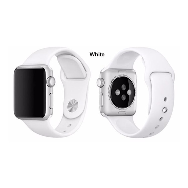 Apple Watch 42mm -  NORTH EDGE tyylikäs silikoniranneke Matt Gul M