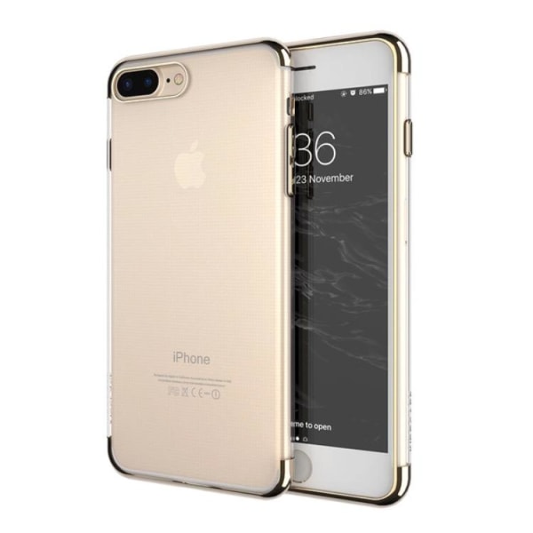 iPhone 7 PLUS - Stilrent och Elegant Silikonskal från FLOVEME Svart