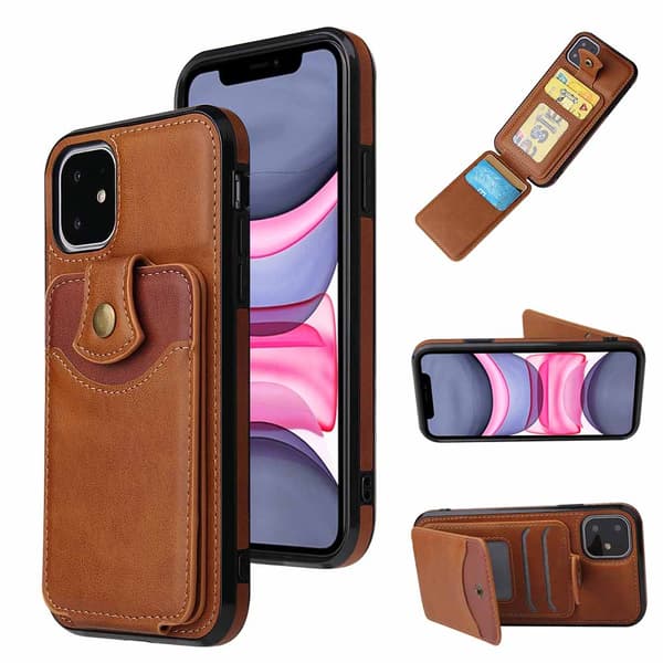 iPhone 11 Kortfack Skal - Praktiskt och Elegant Skydd Svart
