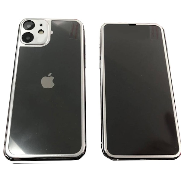 iPhone 11 Skärmskydd Fram- & Baksida Aluminium 9H HD-Clear PinkGold Roséguld