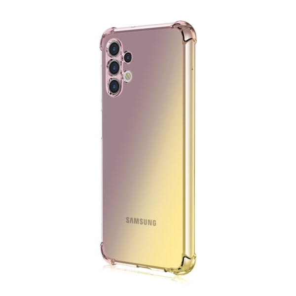 Samsung Galaxy A13 4G - FLOVEME Silikonskal Svart/Guld