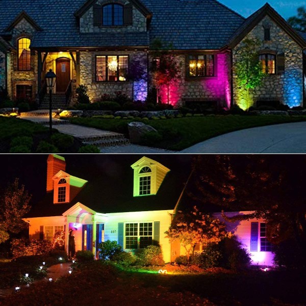 Solcells Utomhusbelysning Solpanel Rainbow