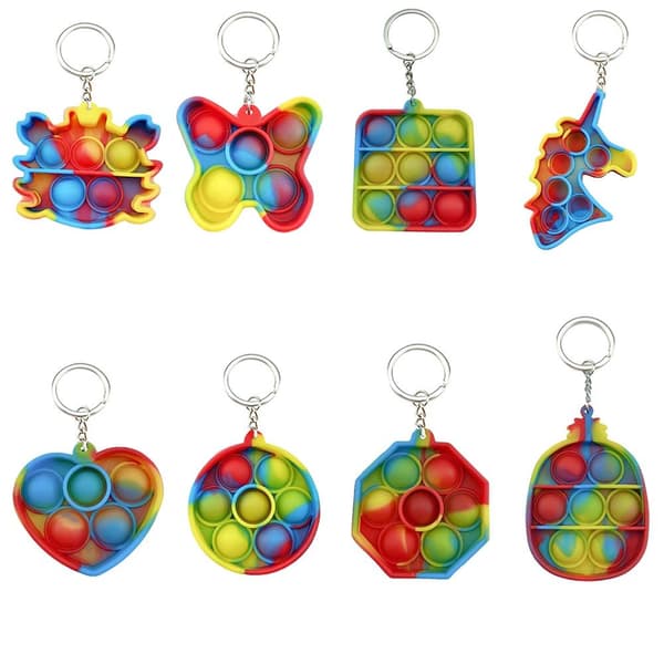 Fidget Toy Pop It Simple Dimple Flera Figurer Krabba