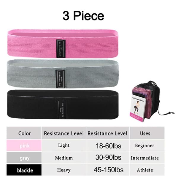 3-Pack Hållbart Träningsband C