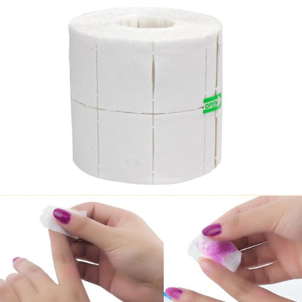 Rengörings Pads (Bomull) Vit Rengörings Pads 500st
