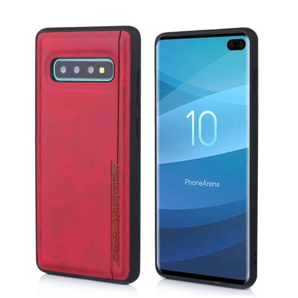 Samsung Galaxy S10 - Stils�kert Skyddsskal Diaobaolee Röd Röd