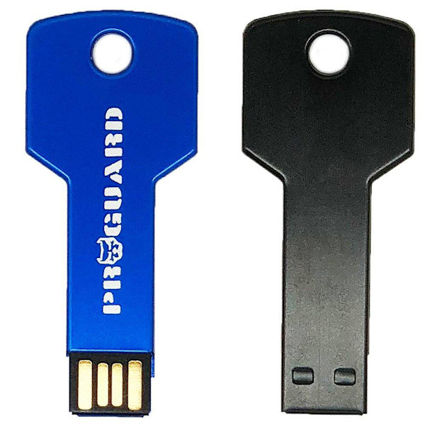 ProGuard USB 2.0 minne flash (Metall) 16GB Blå
