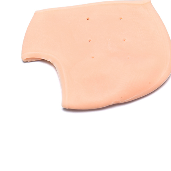 Stötdämpande Silikon Hälinlägg (1-Par) Beige Utan Hål