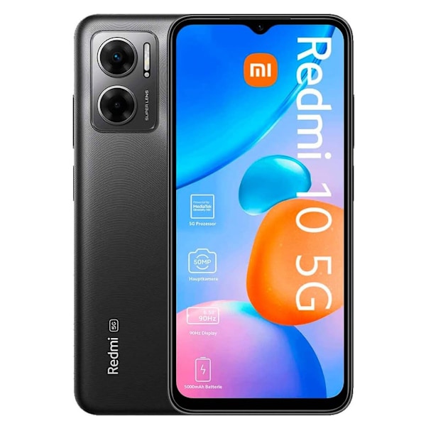 Redmi 10 5G - Matte Black Skyddsskal