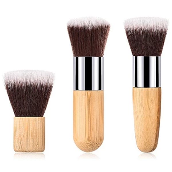 Mjuka 11-Set Sminkborstar Silver