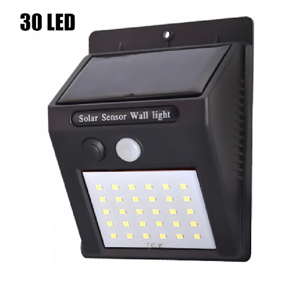 Solcells PIR Automatisk Utomhusbelysning 20 LED