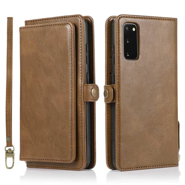 Samsung Galaxy S20 - Stilfuldt Wallet etui Röd
