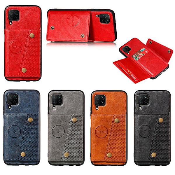 Samsung Galaxy A42 - Cover med kortholder Grå