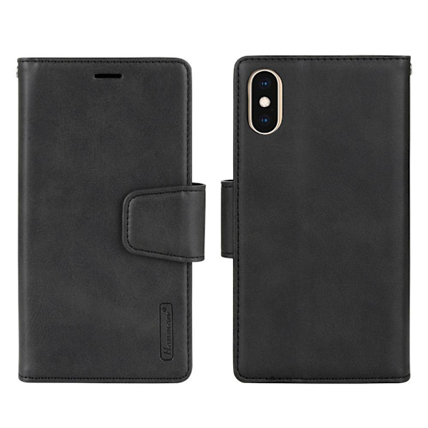 iPhone XS MAX - Professionellt Dubbelfunktion Plånboksfodral Brun