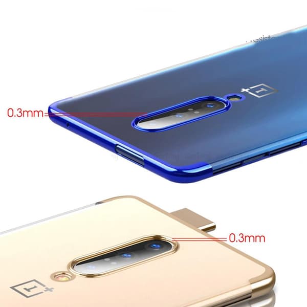 OnePlus 7 Pro - Stilrent Floveme Skyddsskal Silver