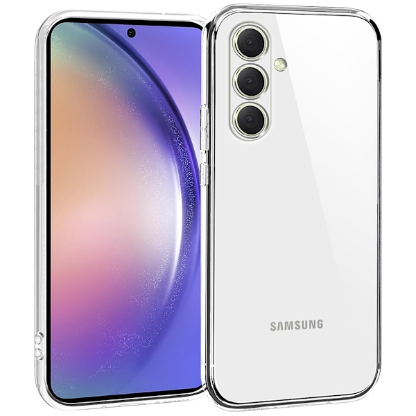 Samsung Galaxy S24 FE Silikonskal - Tunt, Stöttåligt & Perfekt Passform Transparent
