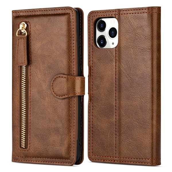 iPhone 15 Pro Max - Stilrent Plånboksfodral i PU-läder Röd