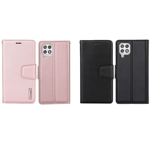 Samsung Galaxy A22 4G - HANMAN Plånboksfodral Roséguld