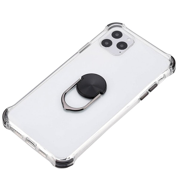 iPhone 11 Pro - Praktiskt Skyddsskal med Ringhållare Red Röd